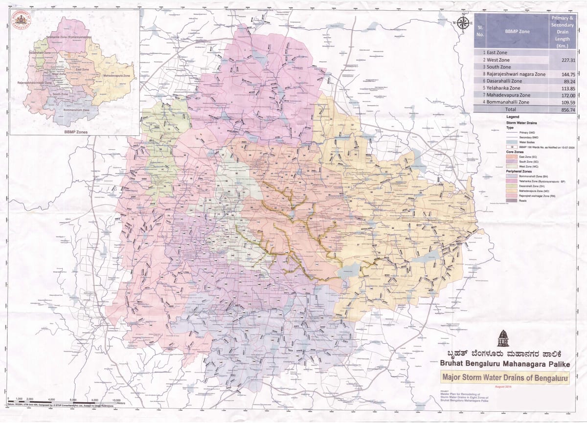 harta e BBMP rajakaluve