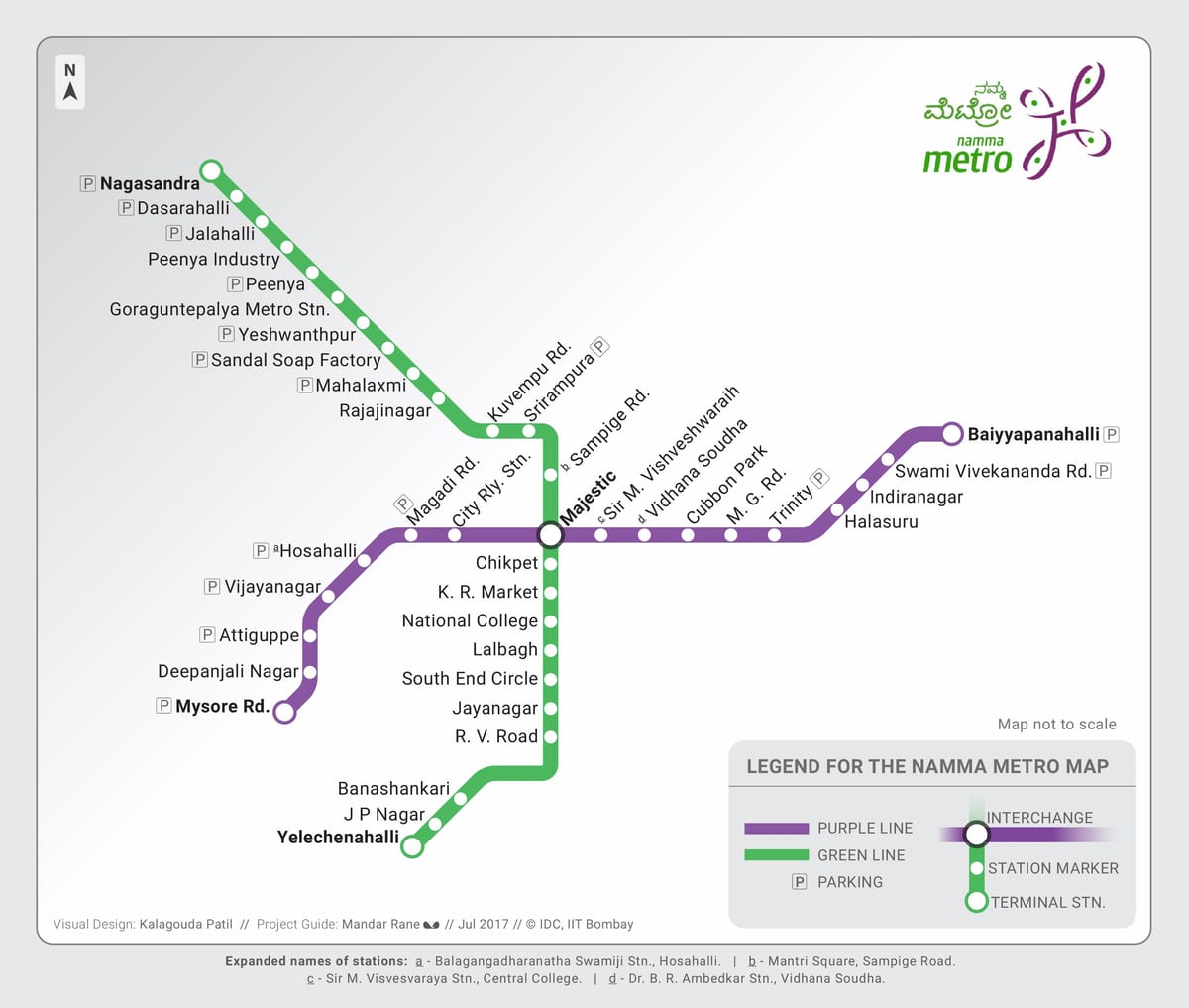 metro hartë në Bangalor