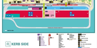 Kempegowda aeroporti ndërkombëtar hartë