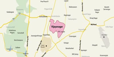 Harta e Vijayanagar Bangalor